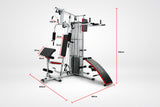 Powertrain Home Gym Multi Station Exercise 175lb Weights Dumbbells - Extra Image