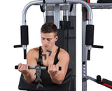 Powertrain Home Gym Multi Station Exercise 175lb Weights Dumbbells - Close-Up Angle