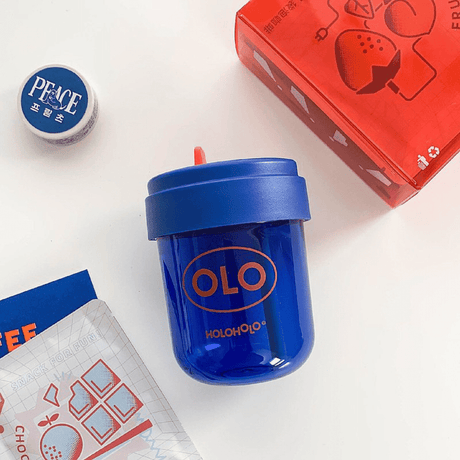 HOLOHOLO Heat-Resistant Reusable Coffee Cup Blue 300ml-1954803128863952898