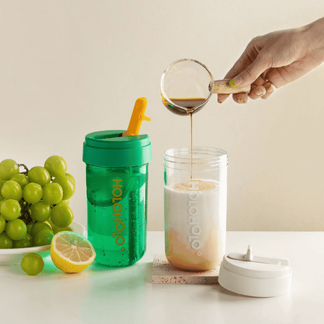 HOLOHOLO Heat-Resistant Reusable Coffee Cup Green 300ml-1954803129241440258