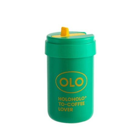 HOLOHOLO Thermo Coffee Cup 380Ml Green-1954803061474070528