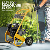 Kolner 6000 8HP 4800psi Petrol Engine High Pressure Washer Cleaner - Side View