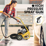 Kolner 6000 8HP 4800psi Petrol Engine High Pressure Washer Cleaner - Top-Down View