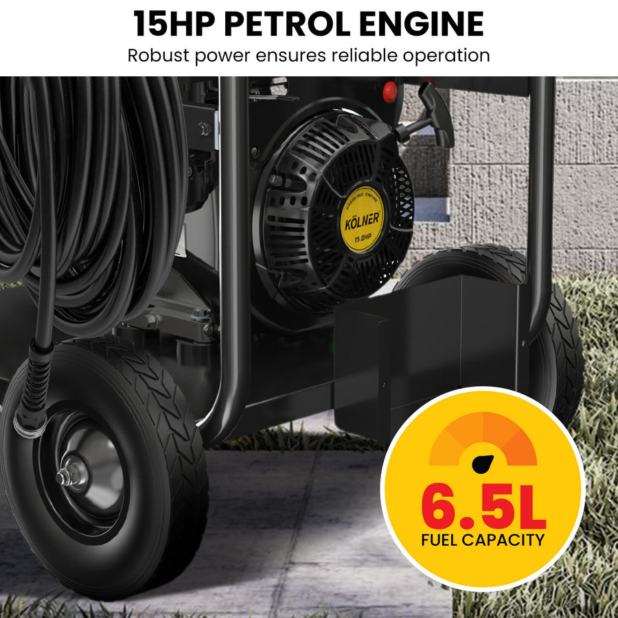 Kolner LT-15C 15HP 3600PSI Petrol Engine High Pressure Washer 20.7LPM