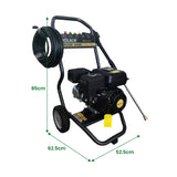 Kolner LT-712 7HP 2200PSI Petrol Engine High Pressure Washer 7.5LPM - Side View