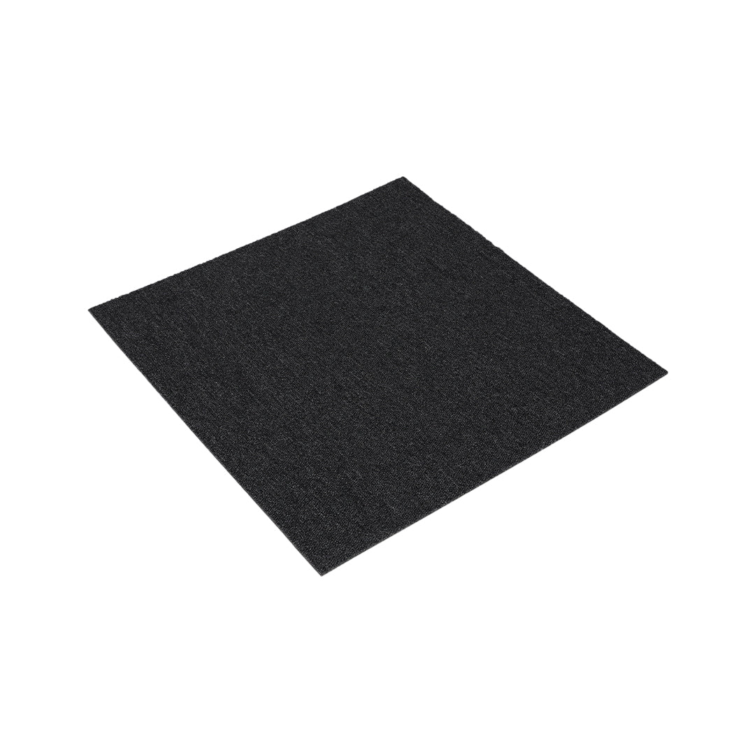 Marlow 20x Carpet Tiles 5m2 Box Heavy Black-2018816862061727744