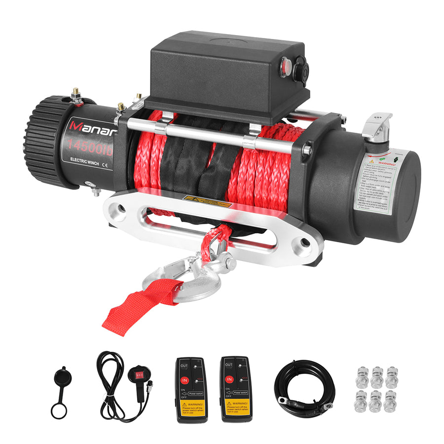 Electric Winch 14500LBS/6575KG 12V Wireless-2018816929485164544