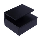 Levede 2x Bedside Tables Side Table Black - Low Angle