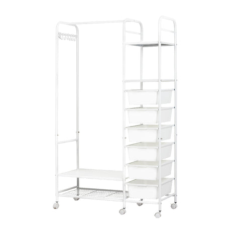 Levede 94CM Clothes Rack Stand Heavy Duty Hanging-2006732699984859136