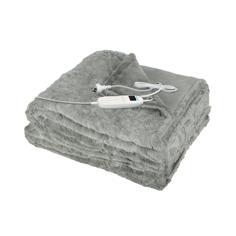 DreamZ Electric Throw Blanket Heated Timer Bedding Washable Warm Winter Plush GY-1954802344130646016