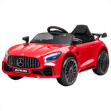 Kids Ride On Car 12V Battery Mercedes-Benz Red - Low Angle