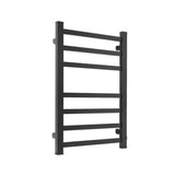 Heated Towel Rail Warmer Rack Wall Mounted Black-2006733186985496576