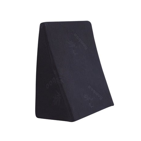 2x Cool Gel Memory Foam Bed Wedge Pillow Black 25x2-2006733150327279616