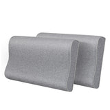 Dreamz Memory Foam Pillow Pillowcase Supprt Grey Rebound-2006732704422432768