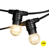 Festoon String Lights Kits Wedding Party 38M - Close-Up Angle