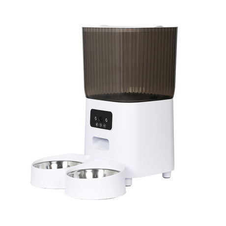 PaWz 5L Auto Pet Feeder Automatic Camera Wi-Fi White-2006733005900615680