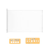 BoPeep Retractable Baby Safety Gates 300cm White 300 cm - Low Angle