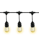 EMITTO 10M Festoon String Lights Xmas 10 Meter - Low Angle