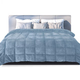 DreamZ Quilt Doona Comforter Blanket Blue King-2006733013991428096