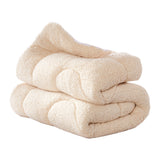 DreamZ Mattress Topper 100% Wool Underlay Double - Low Angle