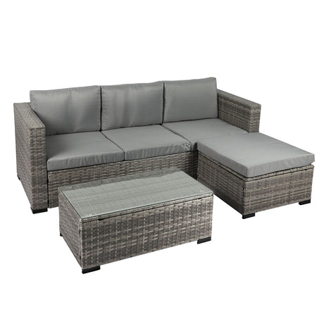 Levede 5pcs Outdoor Sofa Set Patio Furniture-1954802883123875840