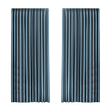 Marlow 2XBlockout Curtains Chenille 180x250 Blue CD1016-180x250-DG-2006733255721750528
