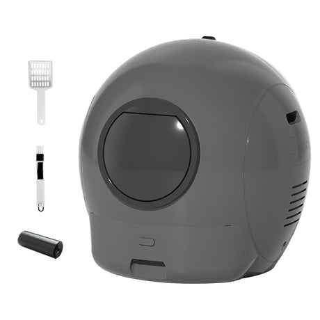 Pawz Automatic Cat Litter Box Large Self-Cleaning Grey-1954802478398705664