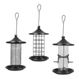 PaWz 3x Bird Feeder Hanging Wild Seed - Low Angle
