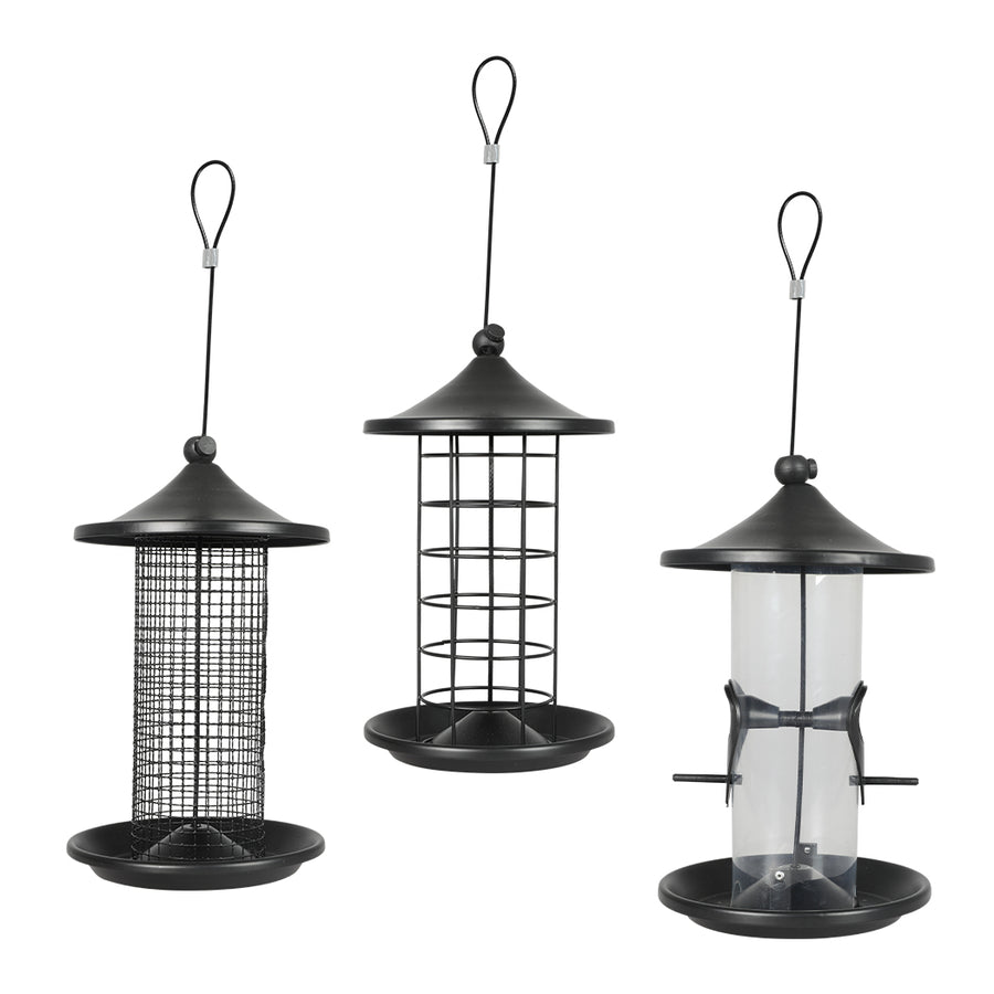 PaWz 3x Bird Feeder Hanging Wild Seed-2018816691559075840