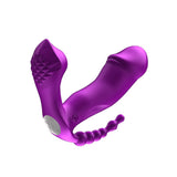 Urway Wearable Dildo Vibrator Stimulator Purple - Low Angle