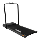 Centra Electric Treadmill Under Desk Grey - Low Angle