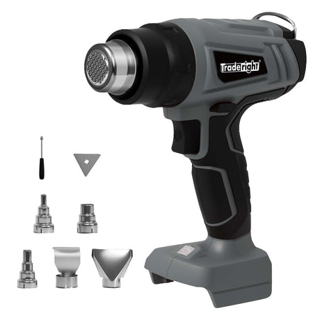 Traderight 21V Heat Gun Kit 500°C Cordless 5 Nozzles-2006733387984932864