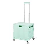 Folding Shopping Trolley Cart Portable Green-2006733034371551232