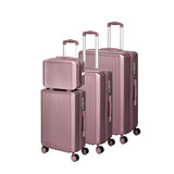 Slimbridge Luggage Suitcase Trolley Rose gold 4pc 14