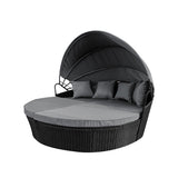 Levede Day Bed Sofa Daybed Outdoor Garden - Low Angle