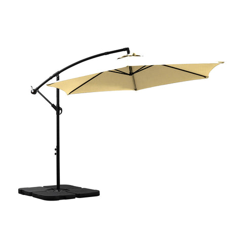 Mountview 3M Outdoor Umbrella Cantilever Grey-1954802870805204992