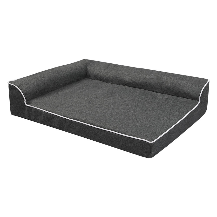 Pawz Orthopedic Dog Bed L Grey-2018816786702667776