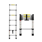 Traderight Multipurpose Ladder Telescopic 2M Silver 2 Meter-2006733178932432896