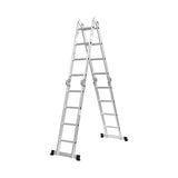 Traderight Multi Purpose Ladder Aluminium - Low Angle