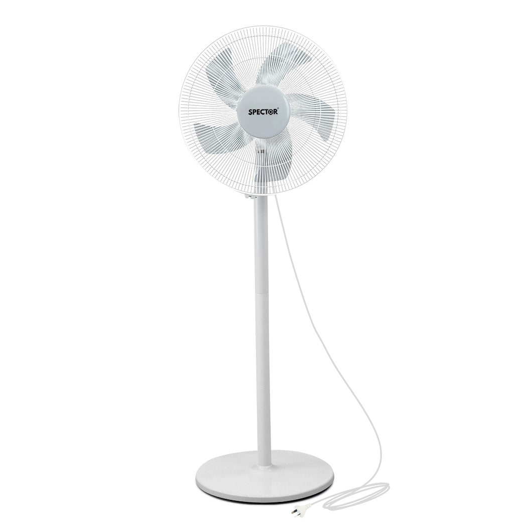 Spector Pedestal Floor Fan Portable White-2018816784056061952
