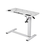 Levede Standing Desk Height Adjustable White - Low Angle
