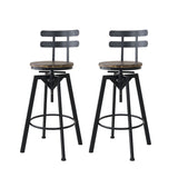 Levede 1x Bar Stool Industrial Adjustable-2006733238923563008