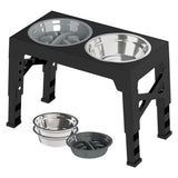 PaWz Elevated Dog Bowls 2 Stainless Steel Bowls and 1 Slow Feeder Bowl - Extra Image