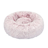 PaWz Pet Bed Cat Dog Donut Nest Calming L Pink Large - Low Angle