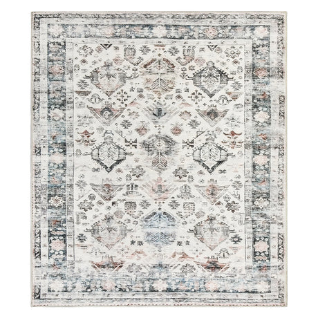 Marlow  Floor Rug Vintage Short Pile Washable Carpet Soft Plush Non Slip 200x230-2018816829916581888