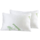 DreamZ 2x Memory Foam Pillow Bamboo - Low Angle