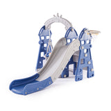BoPeep Kids Slide Swing Basketball Ring Blue - Low Angle