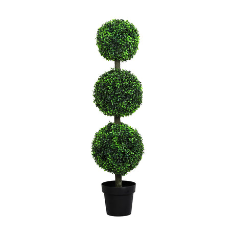 Lambu Artificial Triple Ball Boxwood Trees-2006732894076276736