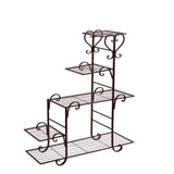 Levede Plant Stand Outdoor Indoor Metal Bronze-2018816781946327040