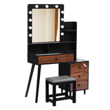 Levede Dressing Table Stool Set-2018816880835432448